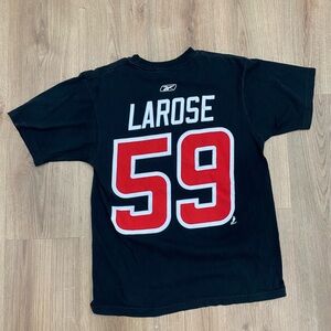 Reebok Black Tee with Red Number 59